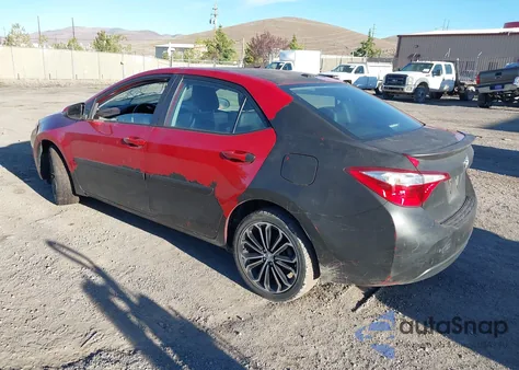 2016 Toyota Corolla S Plus из США, поврежденный, VIN 2T1BURHE8GC639227